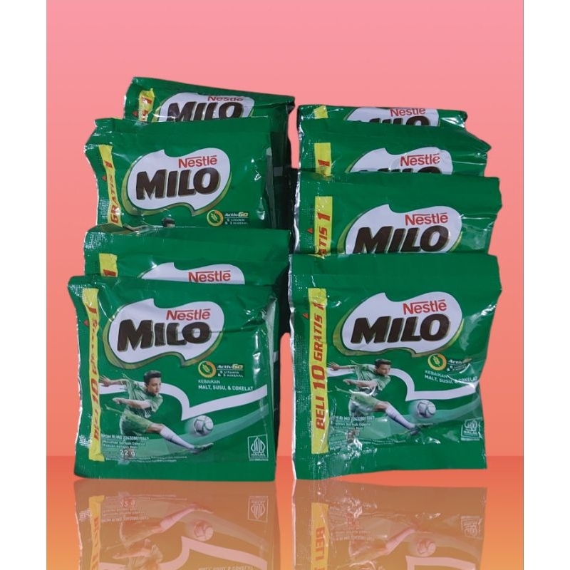 

Nestle MILO ActivGo Sachet 10 Sachet Bonus 1 Sachet