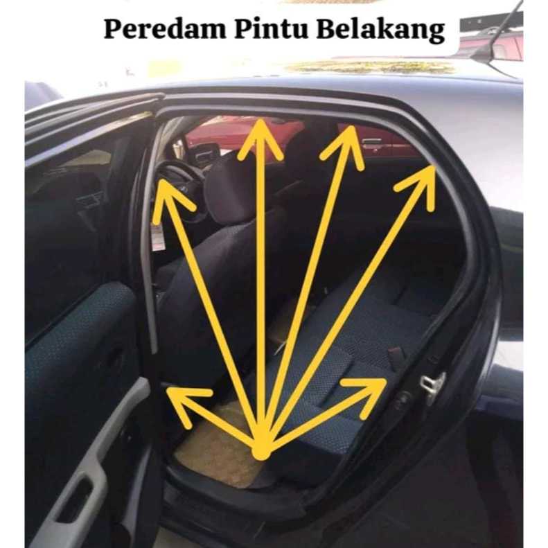 Karet Pintu Belakang Untuk Mobil Toyota Yaris