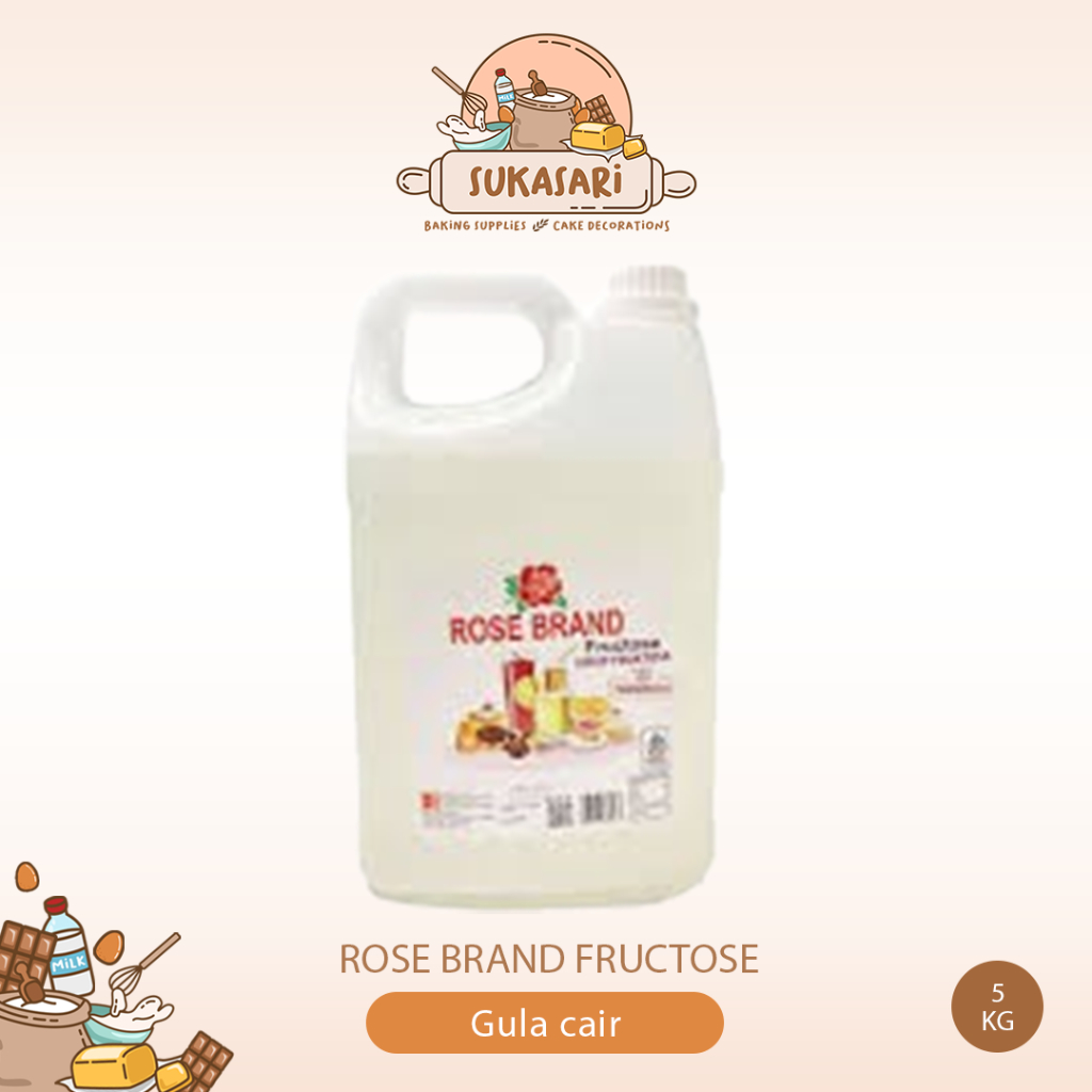 

Fructose Fruktose Rose brand 5 kg drigen / Gula cair