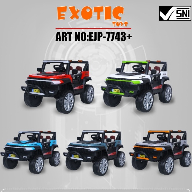 Mobil Aki Jeep Exotic EJP 7743 - Mobil Aki Anak
