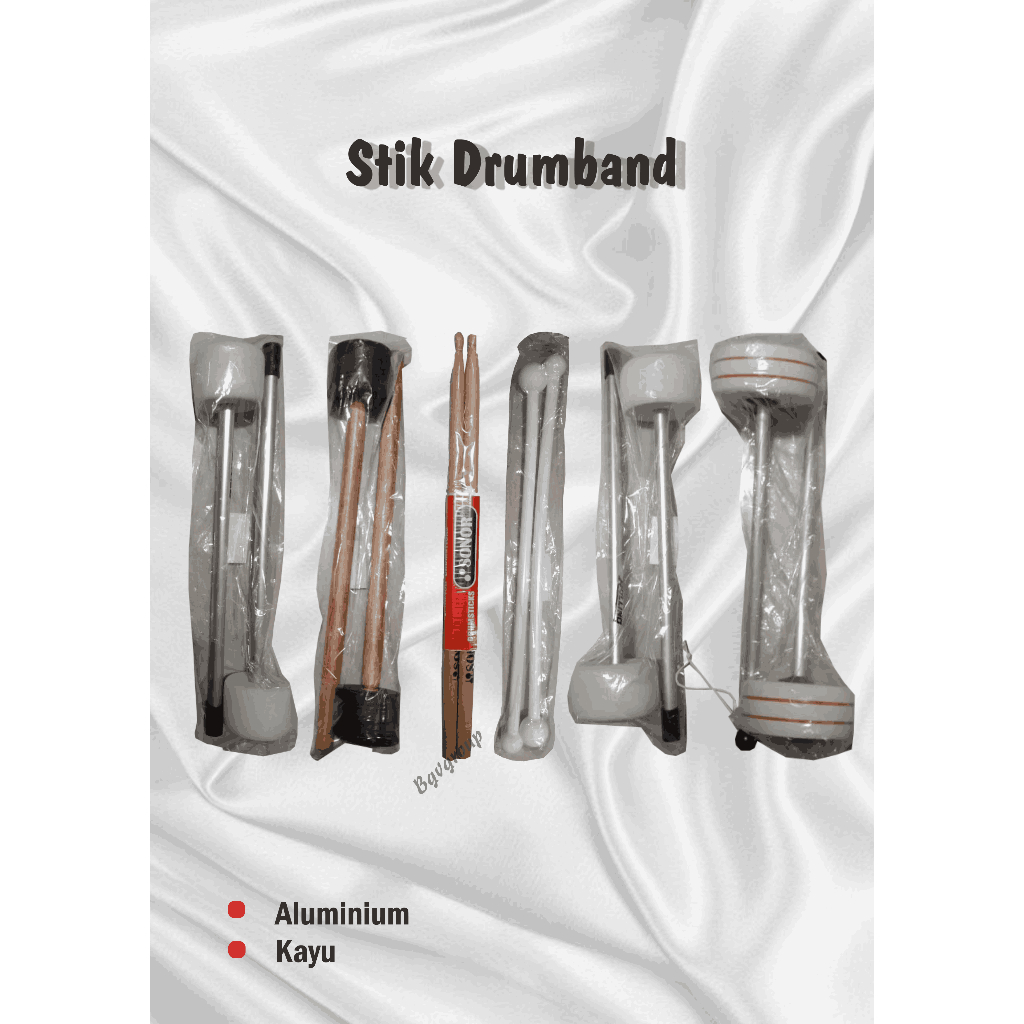 Stik Tenor Drumband Ganggang Aluminium / Kayu