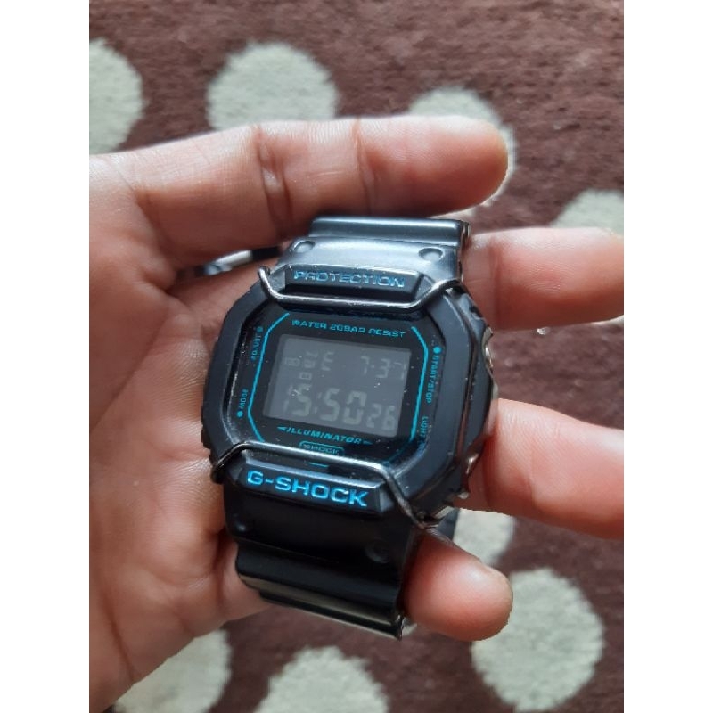 casio gshock DW-5600BBM original second