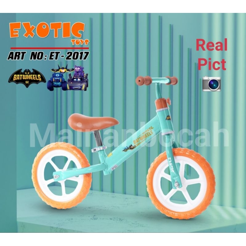 RB22 Sepeda Anak Balance Bike Exotic 2017 Tanpa Pedal
