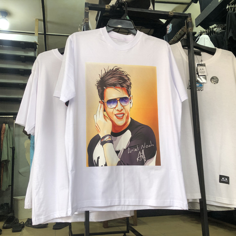 Kaos Ariel Noah Tshirt Bahan 100% Cotton Kombed 30s | Size  S  M  L   XL   XXL  3XL  4XL