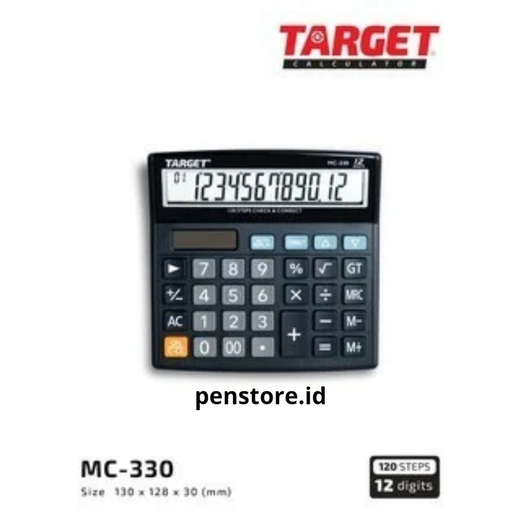 

(pcs) Calculator TARGET MC-330 - 12 dgt - Original New
