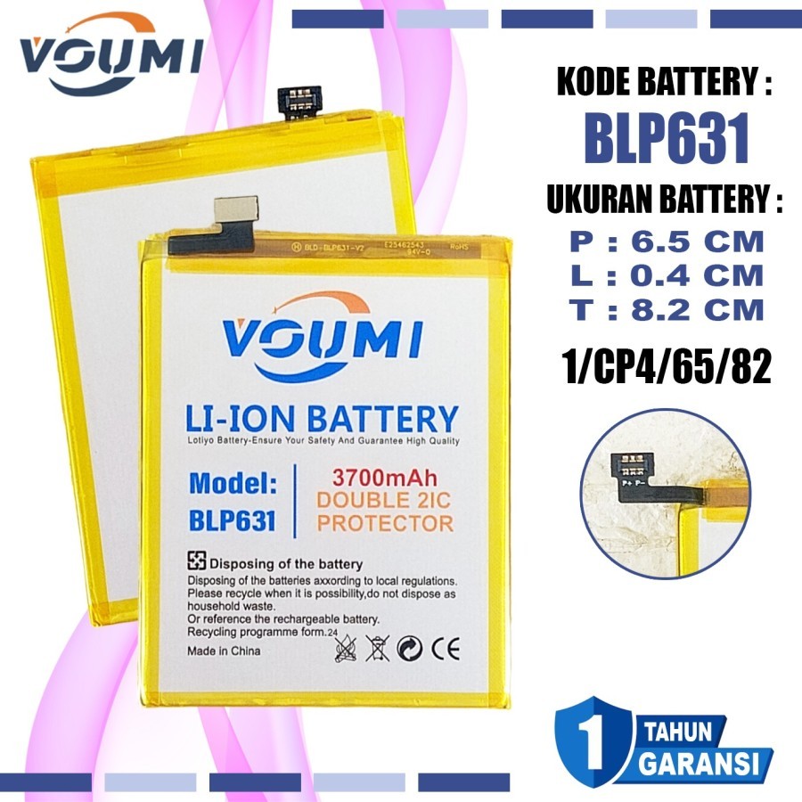 Baterai Battery Oppo F3 F5  F5+ F5 PLUS F5 Youth A73 A75 4G A77 BLP631 Double IC Power high Capacity