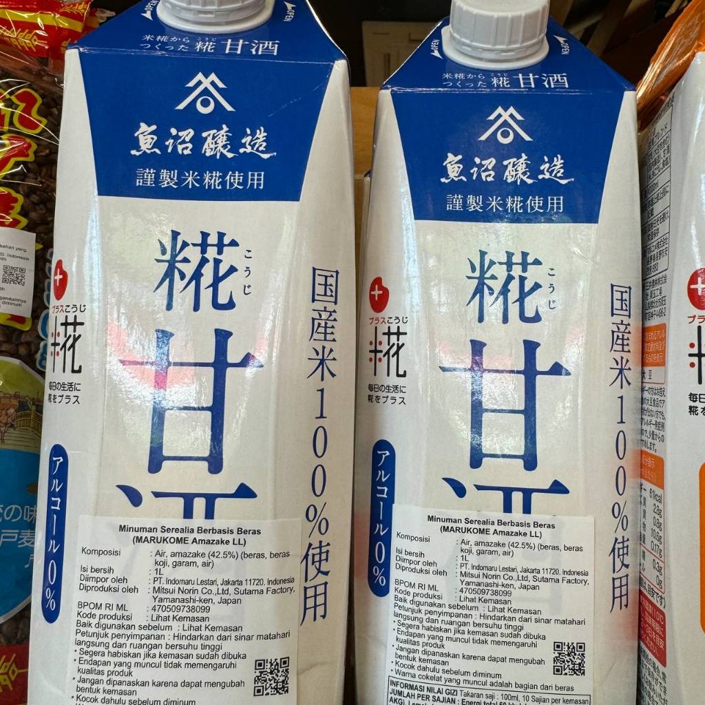 

Marukome Amakaze LL Minuman Serealia Berbasis Beras