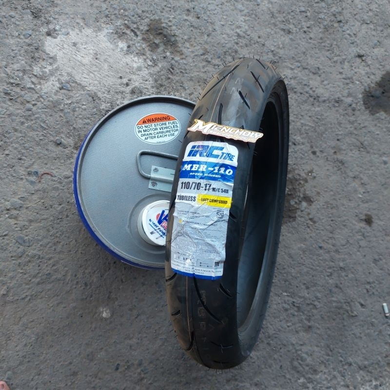BAN IRC MBR-110 UKURAN 110/70 17 SOFT COMPOUND SATUAN