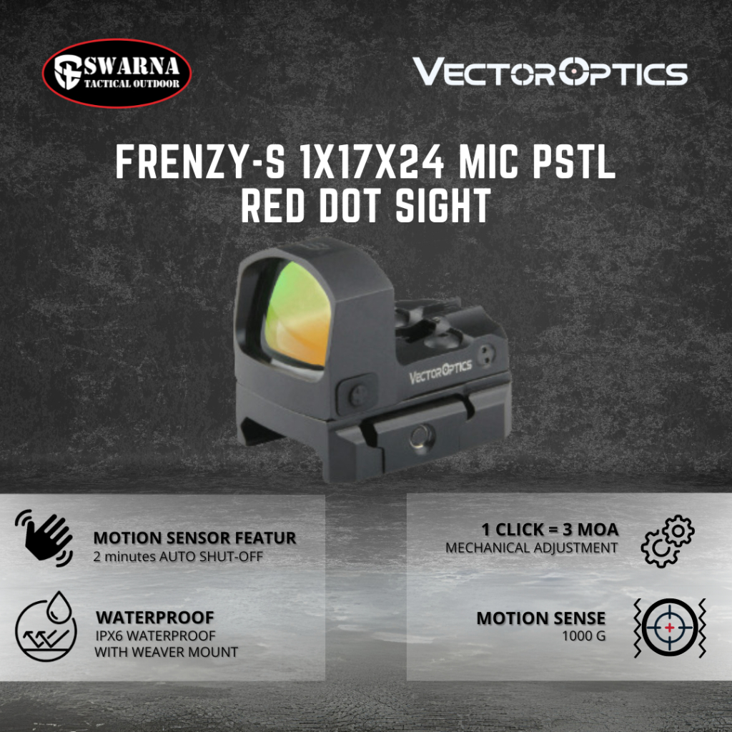 Red Dot Sight - Red Dot Sight Frenzy 1x17x24 AUT - Vector Optic