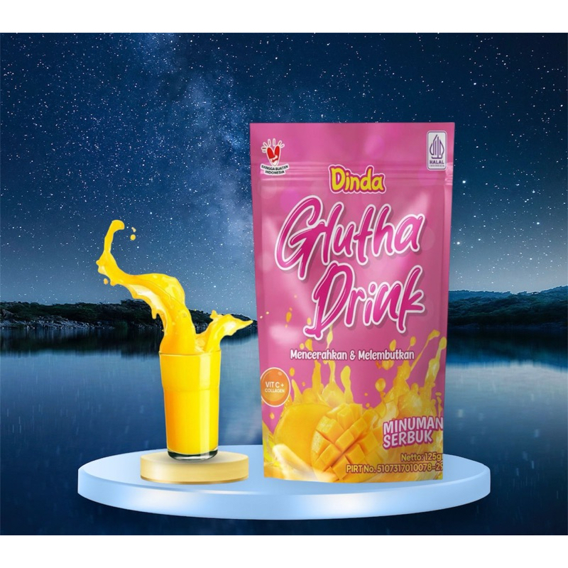 NEW GLUTA DRINK DINDA SKINCARE || MINUMAN COLLAGEN WHITENING || BPOM DAN HALAL