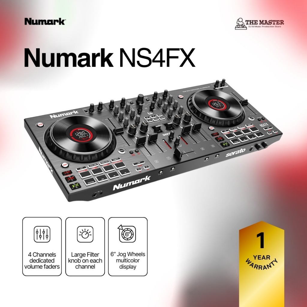 [Ready Stock] Numark NS4FX DJ Controller