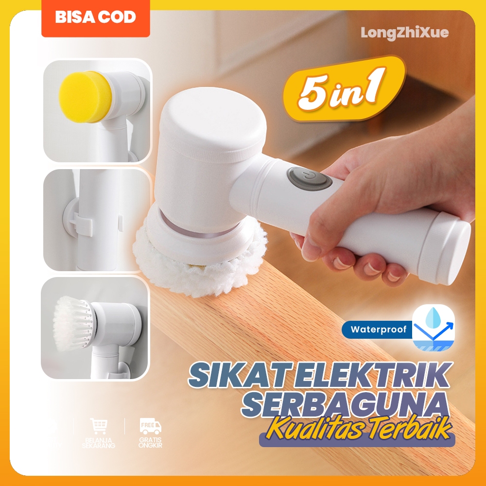 Sikat Spons Cuci Piring Otomatis Alat Pembersih Lantai Keramik Barang Serbaguna