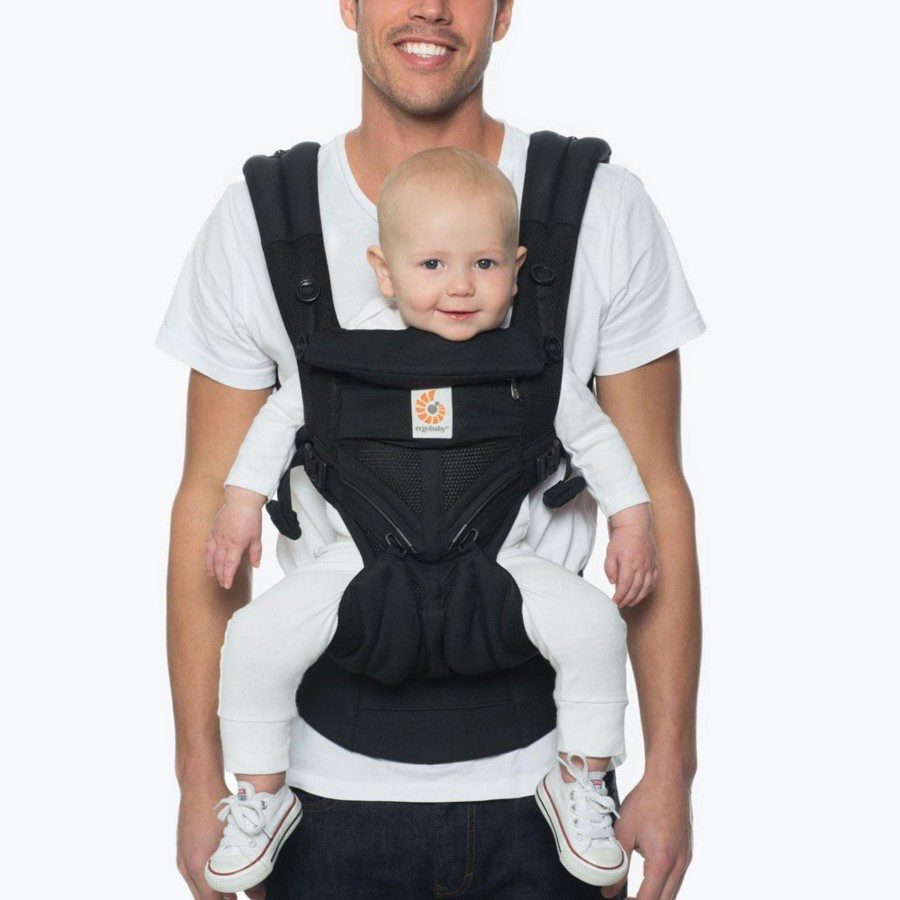 ERGOBABY OMNI 360 COOL AIR MESH CARRIER/GENDONGAN BAYI - ONYX BLACK