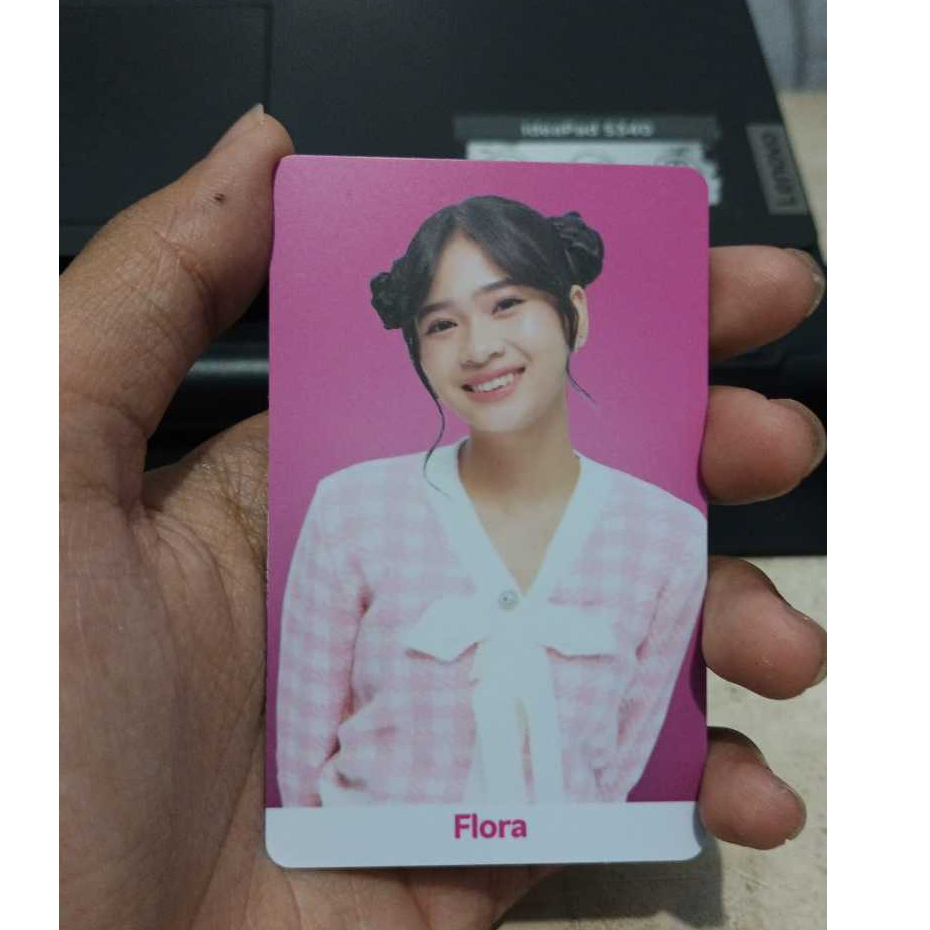 Photocard FLORA JKT48xTelkomsel