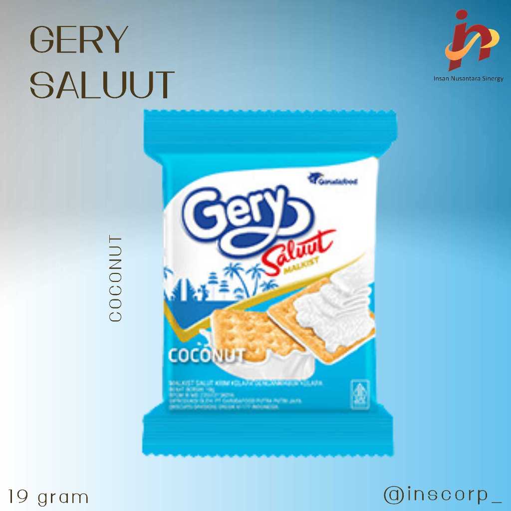 

Gery Saluut Malkist Kelapa 19g/Pck/10 Pcs