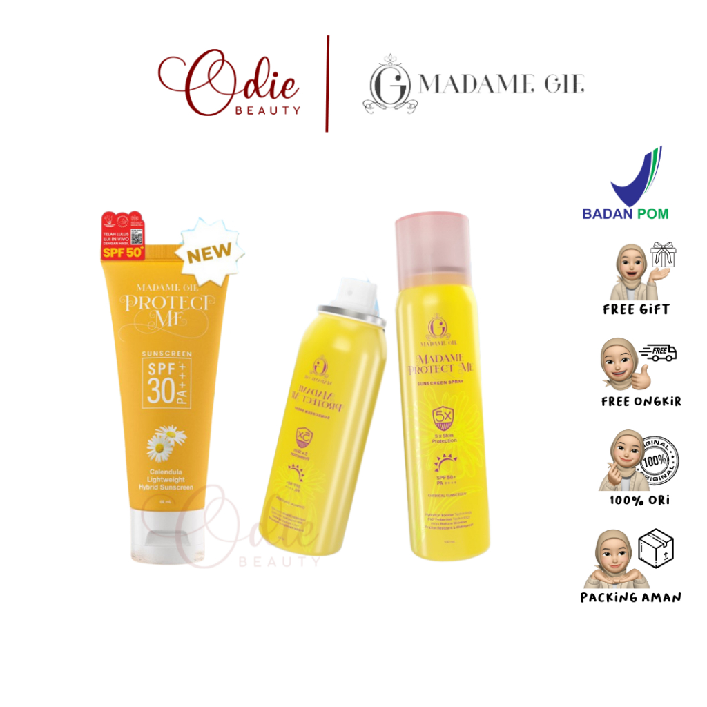 MADAME GIE PROTECT ME SUNSCREEN SPF30 PA ++++ SUNSCREEN SPRAY MADAME GIE