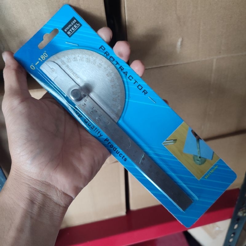 

Penggaris Busur Stainless Protractor Alat Ukur Sudut