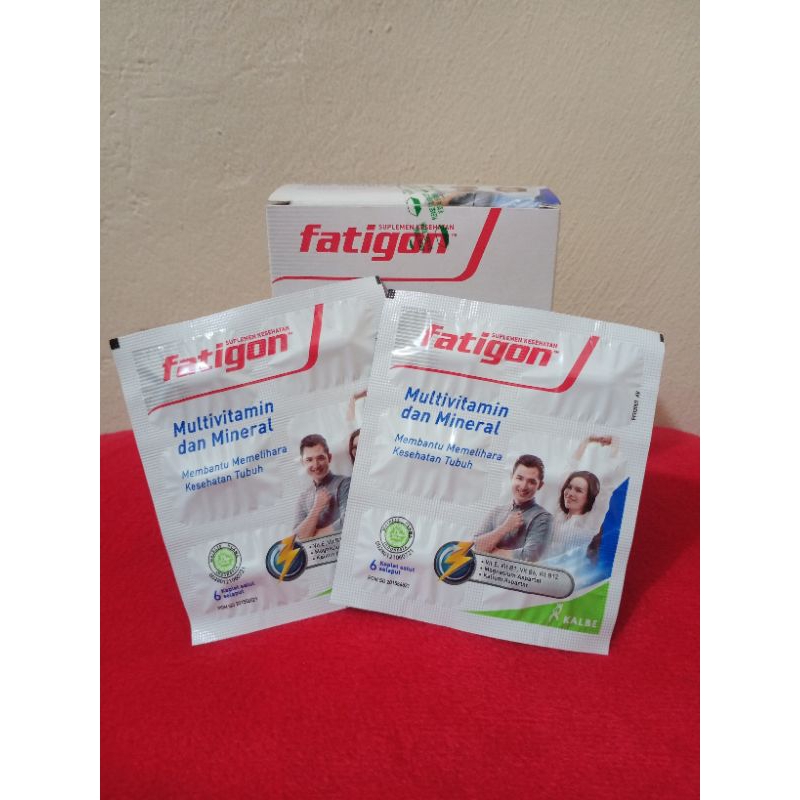 Fatigon Multivitamin & Mineral / Strip isi 6 Kapsul / Fatigon Putih