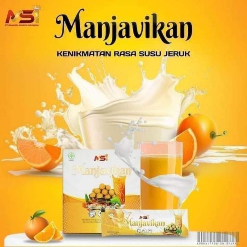 PAKET 5 BUNGKUS MSI MANJAVIKAN JAMU KEPUTIHAN GATAL GATAL KESET BAU HILANG