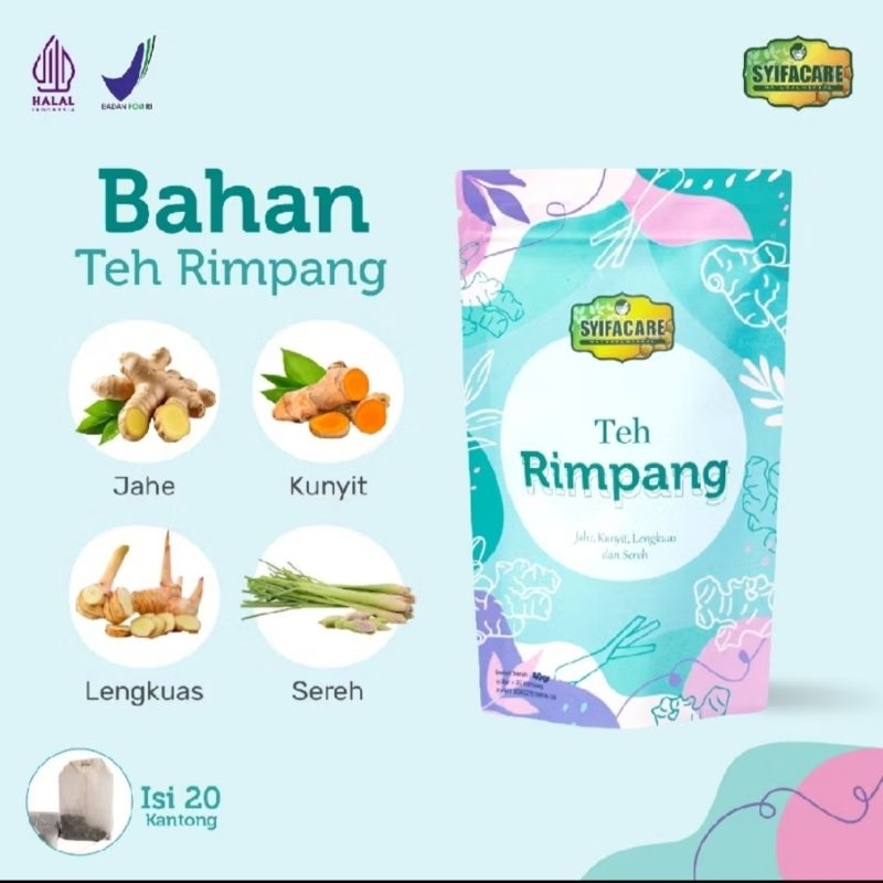 

TEH RIMPANG BPOM JSR syifa care|teh diet |TEH DETOXS