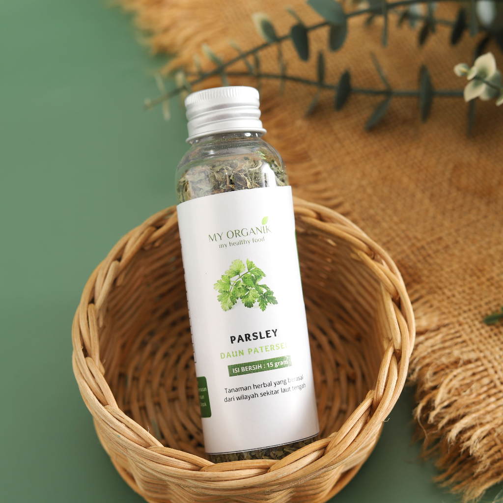 

My Organik Daun Parsley Kering 100% Murni Dried Parsley Flakes Premium Quality Bumbu Dapur