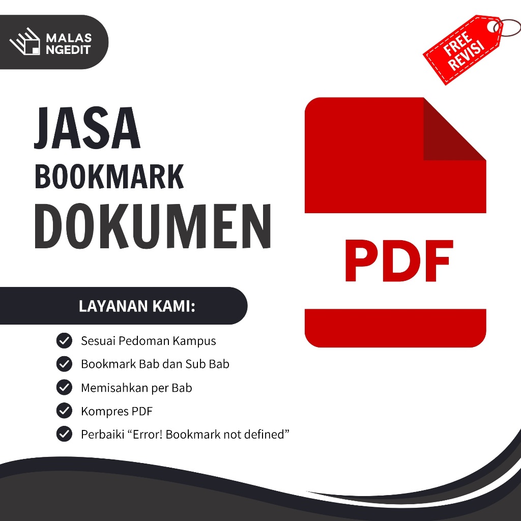 JASA BOOKMARK DOKUMEN PDF