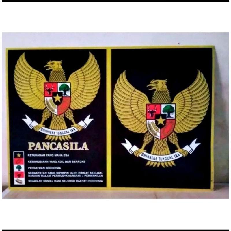 

peraga poster Garuda Pancasila poster garuda ukuran 25x35