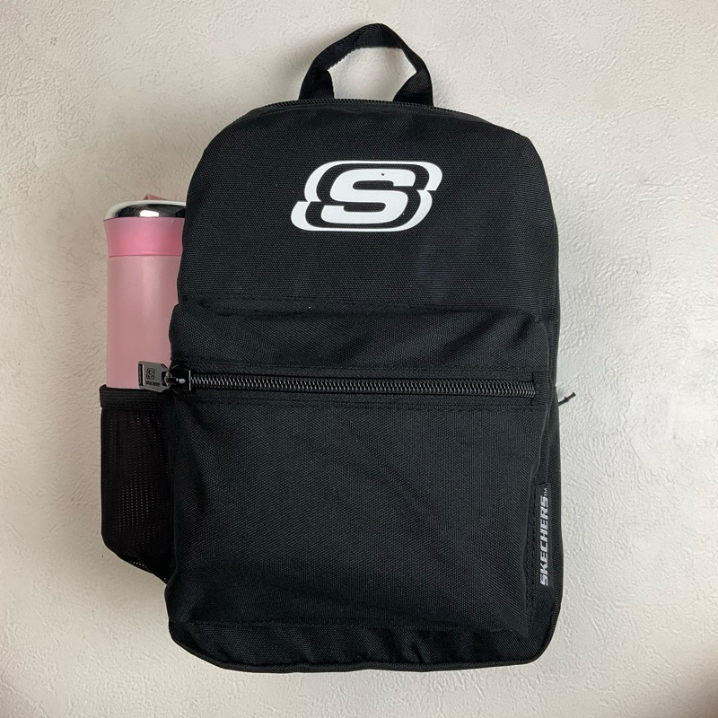 Tas Ransel SKECHERS MINI BACKPACK UNISEX - BLACK New