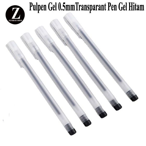 

Pulpen Gel 0.5mm Bolpoin Pena Pulpen Tinta Gel Cair Pena Transparant Pen Gel