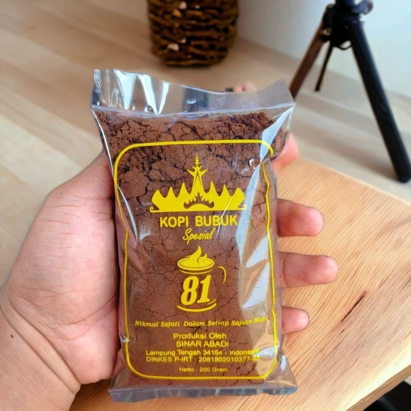 

Spesial Kopi Lampung 200g | kopi khas Lampung cap 81 | Kopi bubuk Lampung