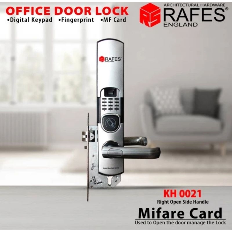 Digital lock Rafes finger print + pin + card