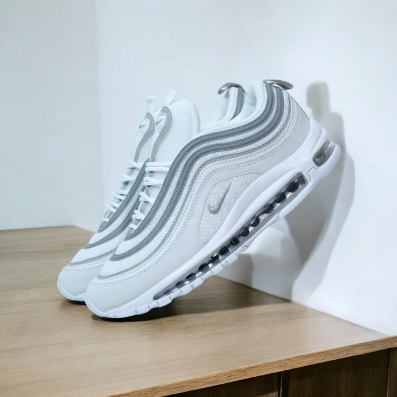 Sepatu Nike Air Max 97 White Reflective Silver Original 100% ⭐️⭐️⭐️⭐️⭐️