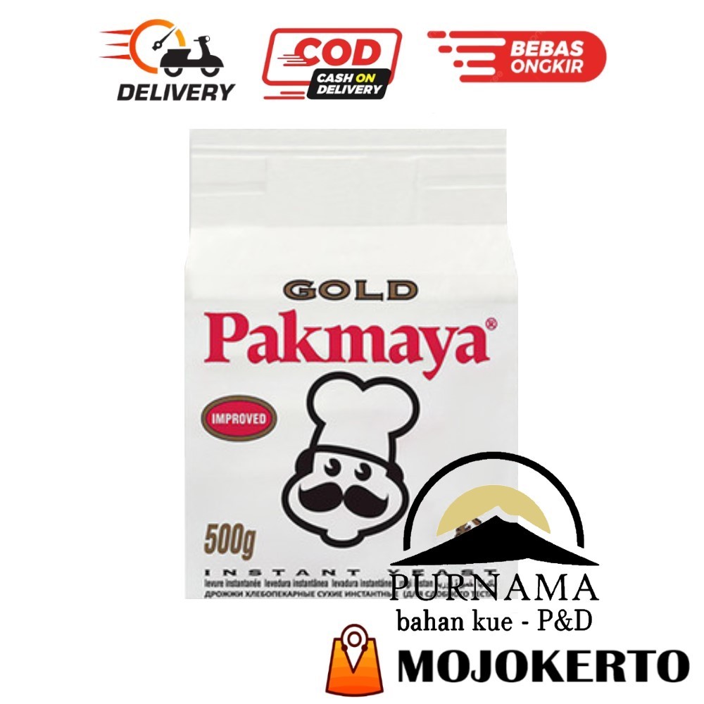 

PAKMAYA 500GR RAGI INSTAN KERING INSTANT DRY YEAST PENGEMBANG SEMUA JENIS ROTI KUE TAWAR DONAT MANIS