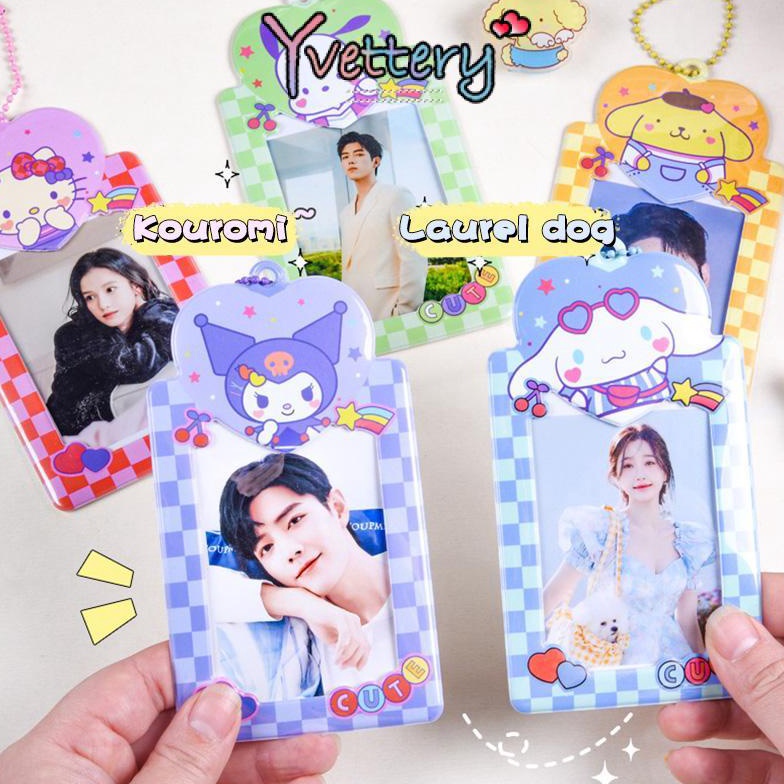 

Penawaran Spesial COD SANRIO Kuromi Photocard Holder Sleeve Toploader Pochaco My Melody Pompompurin Keyring Key Holder Photocard Holder Keyring ID Photo Kuromi Hello Kitty Card Costume My Melody Duckyworld Cover Toploader Frameyy