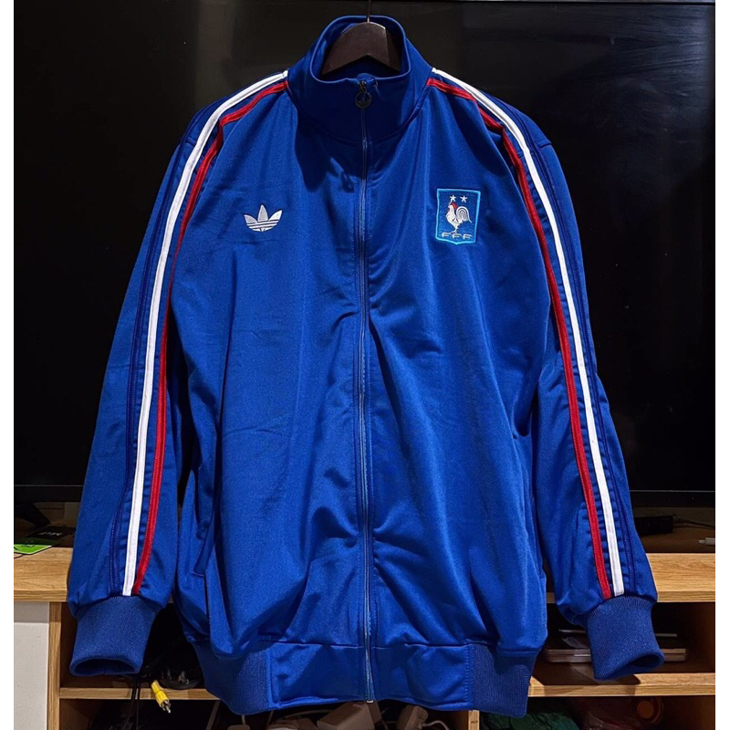 Tracktop adidas X france football on blue