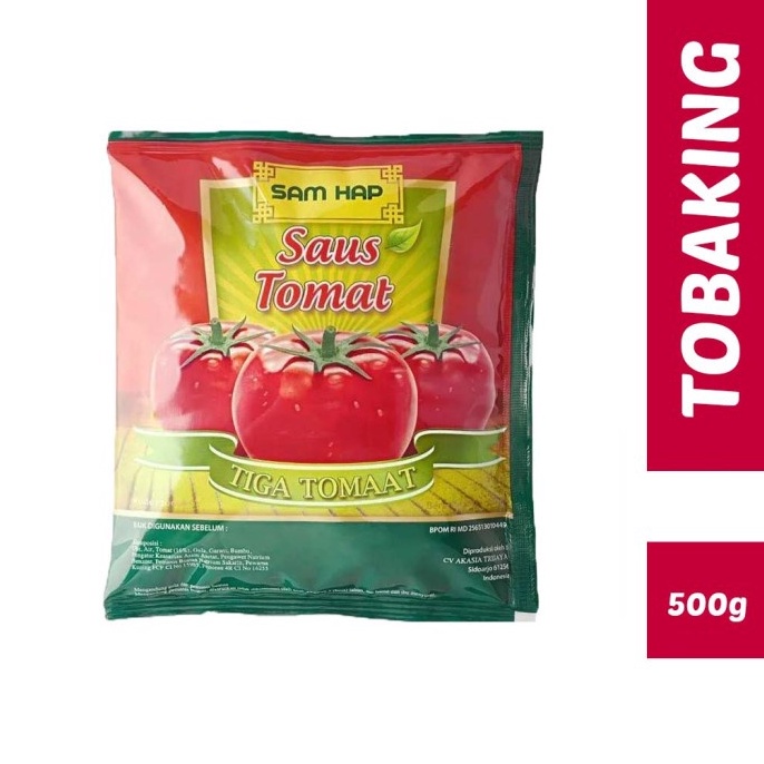 

Lariza Saos Tomat Sam hap refill 5 gr Saus Tomat Tiga Tomat Samhap