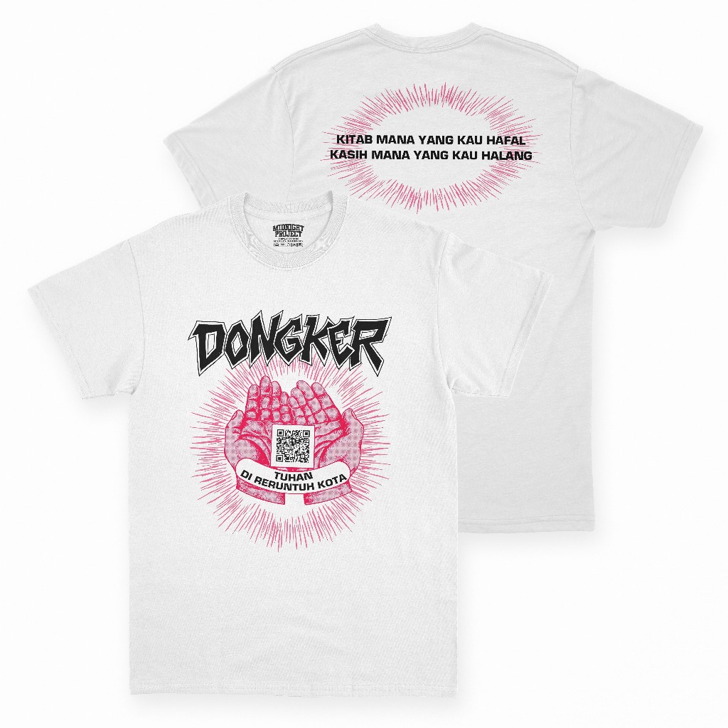 T-shirt DONGKER - TUHAN DI RERUNTUH KOTA | Kaos Band Dongker