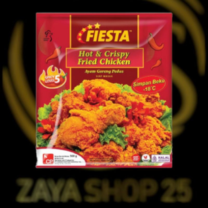 

Fiesta Fried Chicken Hot/Ori 500gr