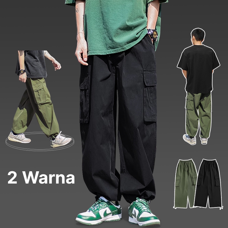 paket hemat celana cargo panjang pria celana panjang pria baggy gunung kargo style big size banyak