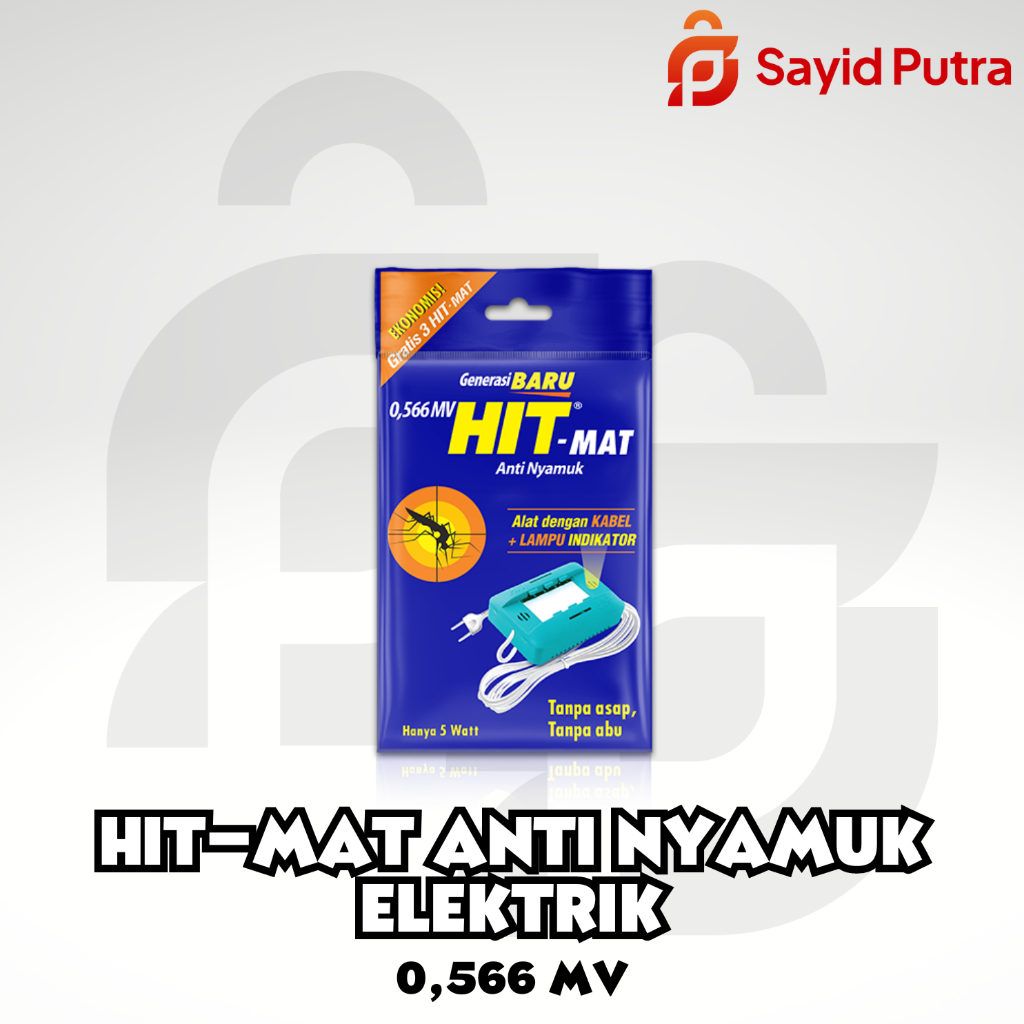 HIT Mat Alat Anti Nyamuk Ekonomis + Lampu - Obat Nyamuk Elektrik