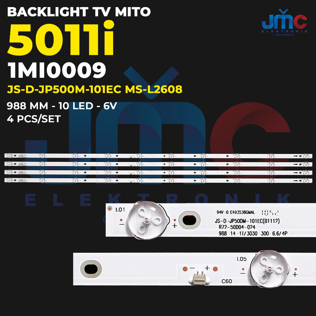 Backlight TV Mito 50 Inch 5011i JS-D-JP500M-101EC