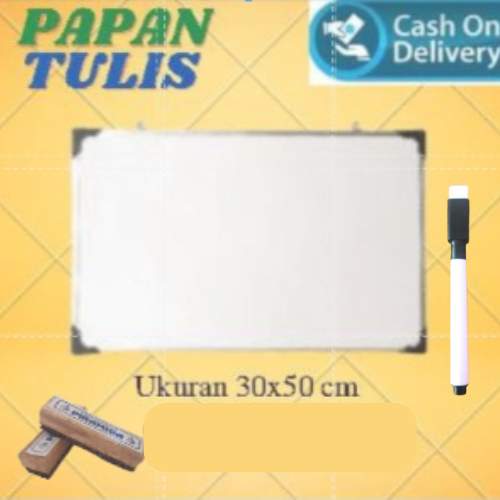 

PROMO PAPAN TULIS/WHITE BOARD UKURAN 30 X 50 CM