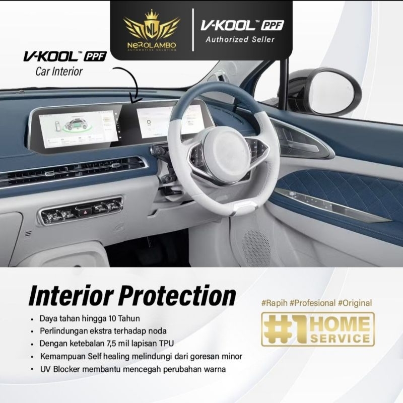 VKOOL PPF Interior BMW IX 1 Tahun 2024~ Paket Lengkap + Doorcup VKOOL
