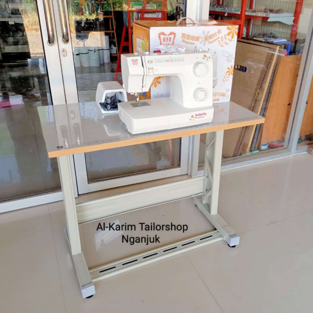 MESIN JAHIT  BUTTERFLY JH8530A PLUS MEJA