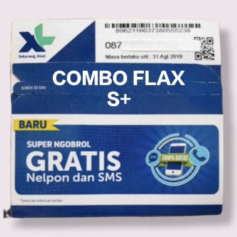 Kartu KUOTA XL 10 GB COMBO FLEX S+ perdana SIAP PAKAI nomor murah meriah EXCEL FLAX S + PLUS 10GB