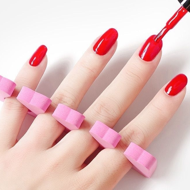 Sekat Jari / Spon Pembatas Jari Nail Art Kutekan Cat Kuku