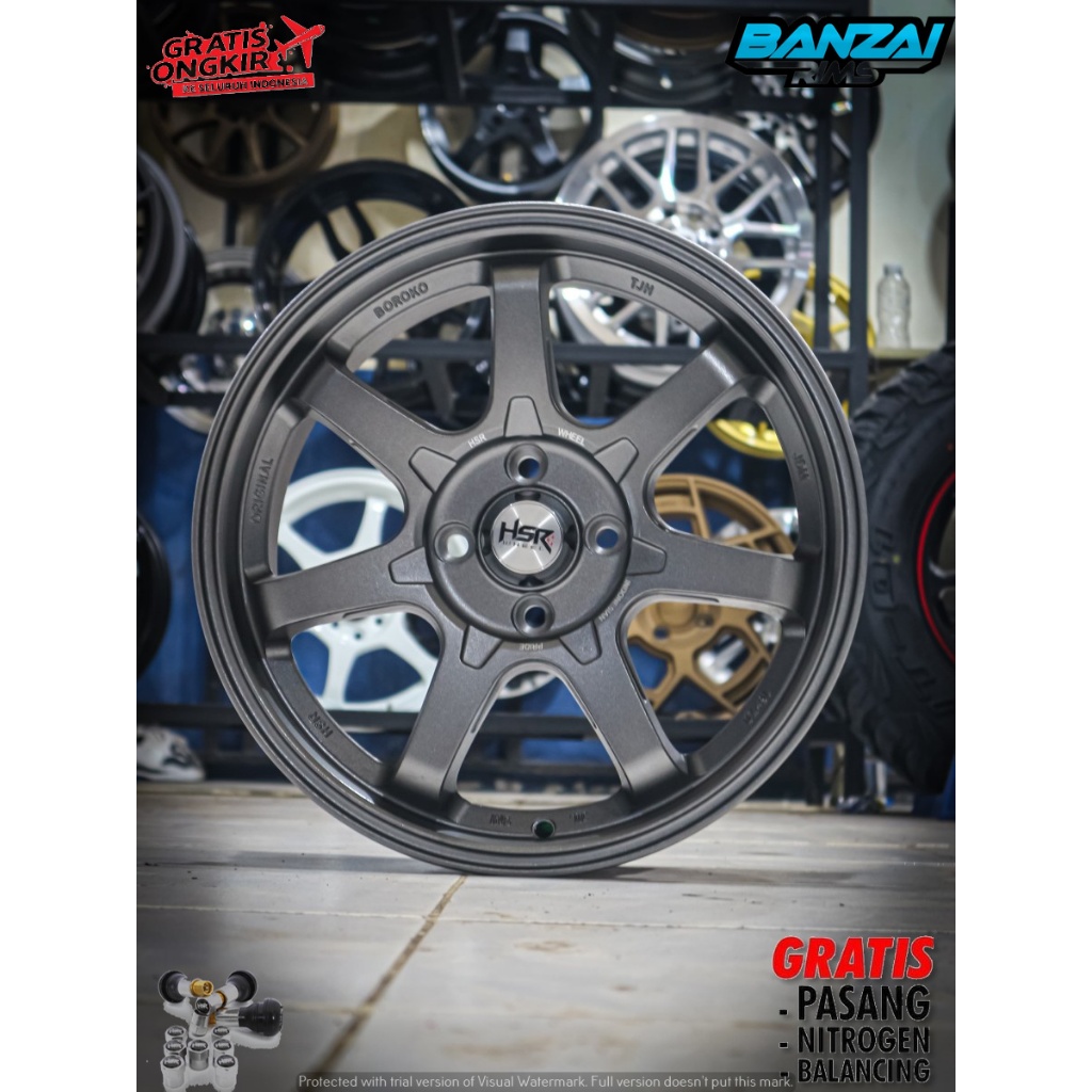 Velg Racing Ring 16 Untuk Mobil Brio Jazz Yaris Sigra Calya Vios Mobilio dll Hsr TJH Model TE37 R 16