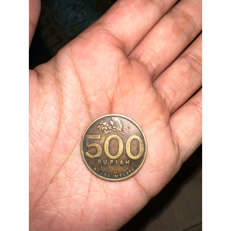uang 500 perak kuning taun 2000