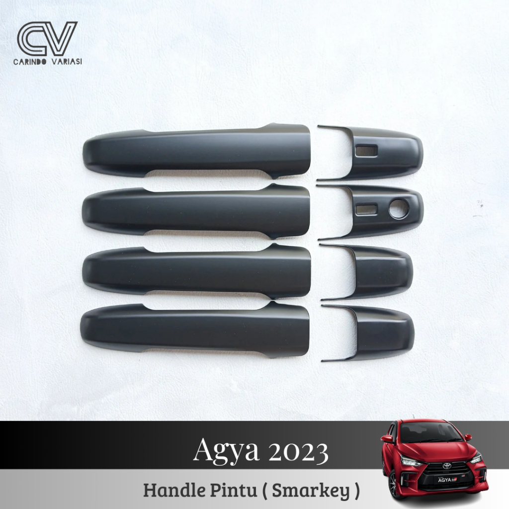 Cover Handle Pintu Mobil Agya 2023 Hitam Variant
