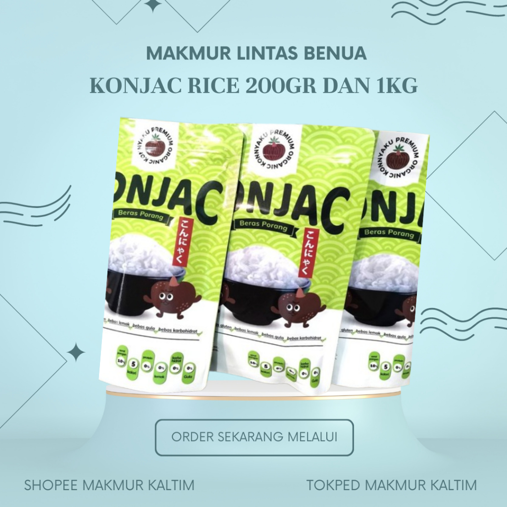 

KONJAC RICE 200 GRAM 1KG